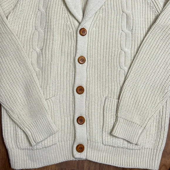 AstorONE Oversized Grandpa Button Down Shawl Collar Cardigan Sweater Size XL - Picture 6 of 9